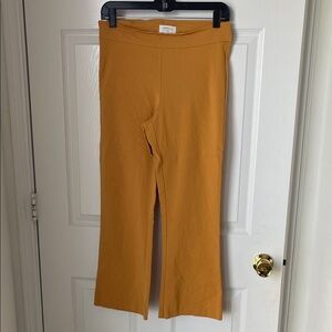 Mustard Yellow Wide-Leg Pants